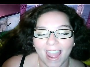Cock hungry girlfriends cum swallow play
