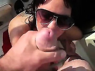 Busty milf sucking cock in pov